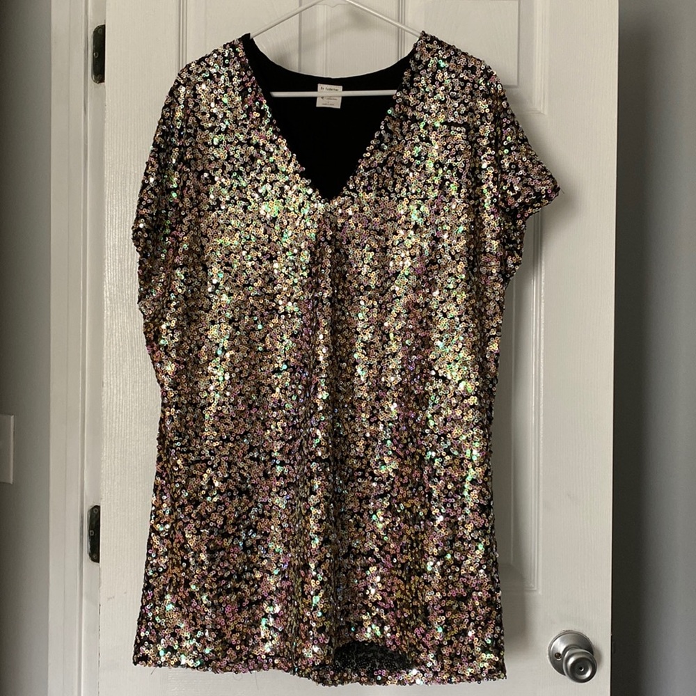 By Together multicolored sequin top/dress